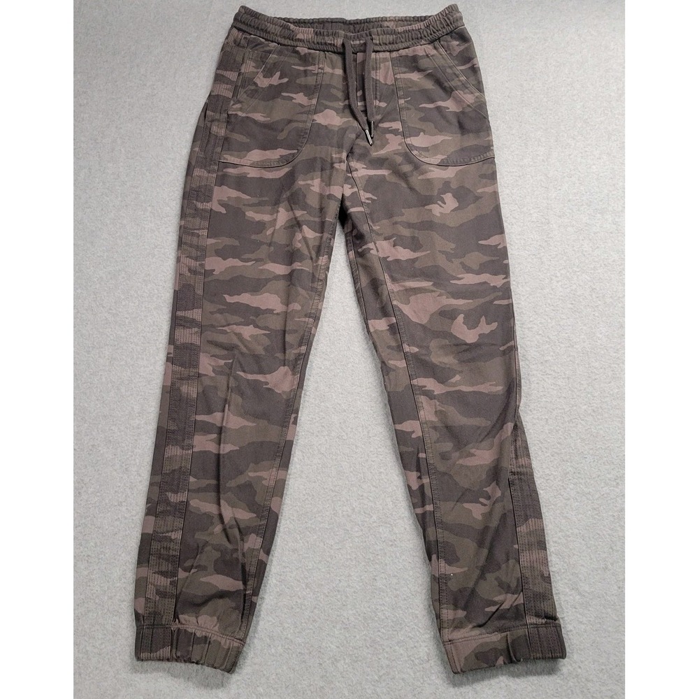 Athleta Farallon Jogger Womens Size 0 Woodland Camo‎ Activewear Pants Green Gym